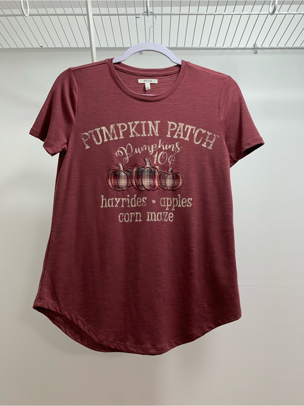 Maurices Purple Pumpkin Patch Graphic Tee